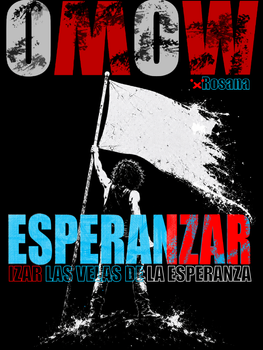 Zona central del cartel Esperanizar que debes enfocar